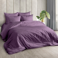 Поплин гладь. "Баклажан" | ш.220 см | 115 г/м² | хлопок-100%