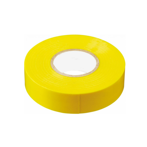 STEKKER INTP01319-10 Изолента ПВХ 19/10 желтая 130мкм (120%) 32836