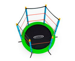 Батут детский DFC SMRKIDS 55" с сеткой, GREEN