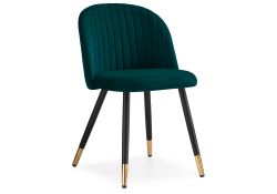 Стул на металлокаркасе Gabi green / black