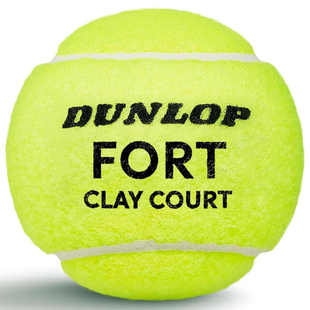 Мяч теннисный Dunlop Fort Clay Court 4B, 601613, уп.4 шт,одобр.ITF
