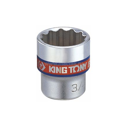 Цена на KING TONY (333012S) Головка торцевая стандартная двенадцатигранная 3/8", 3/8", дюймовая
