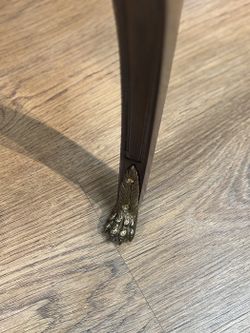 Кресло "Регентство" с коричневой кожей