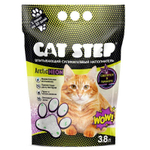 Наполнитель впитывающий силикагелевый CAT STEP Arctic Neon, 3,8 л