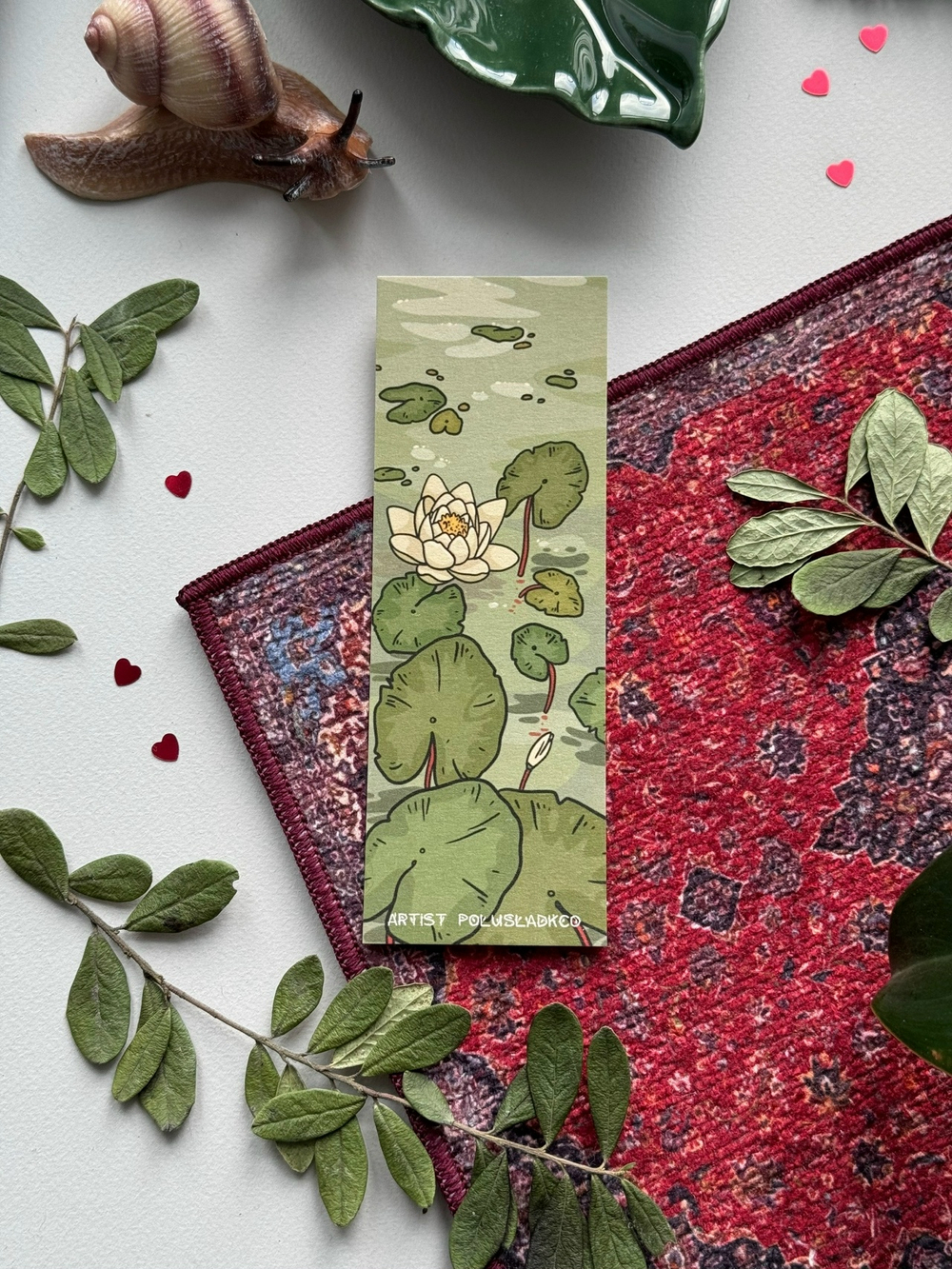 Книжная закладка ‘омут‘ 🪷