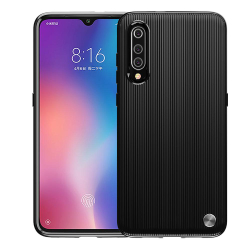 Чехол для Xiaomi Mi 9 (9 Pro 5G) цвет Black (черный), серия Bevel от Caseport