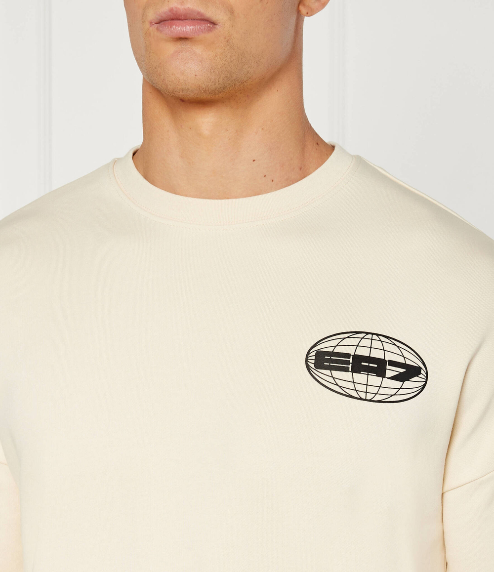 Худи EA7 - бежевый(7M000013 AF10432)