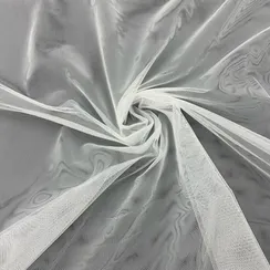 Бюстовая сетка неэластичная белая (цв. 001), Lauma