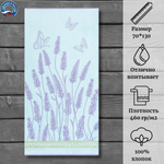 Полотенце махровое Cleanelly 100% хлопок ПЦ-3502-5721 (70*130)