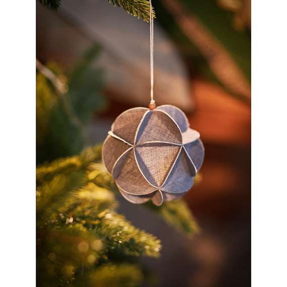 Набор елочных украшений из бумаги fashion moments из коллекции new year essential