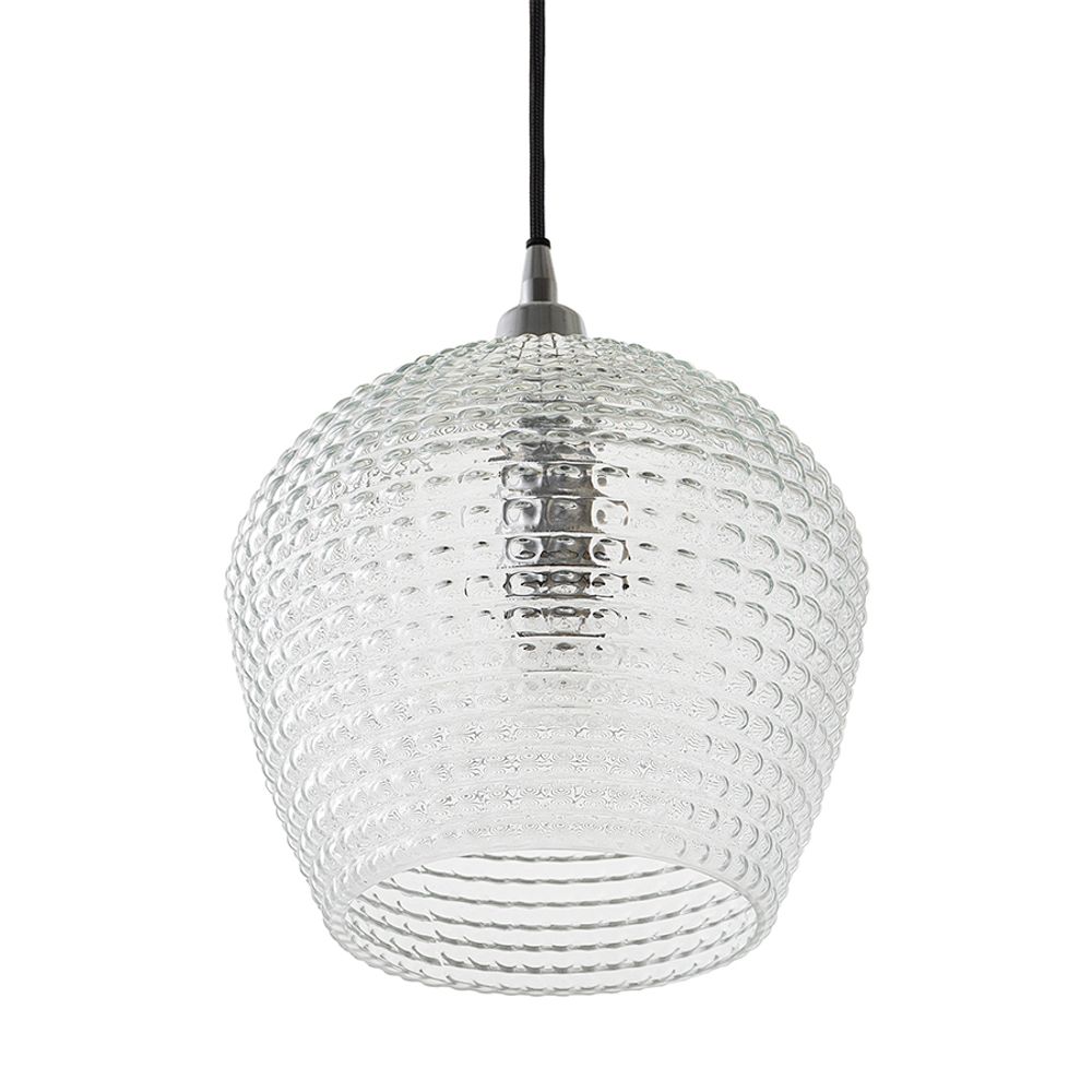 Светильник подвесной Aurora, Ø24 см, прозрачный