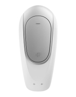 Белый вибромассажёр для пар Satisfyer Double Fun (Цвет: белый)