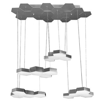 Подвесной светодиодный светильник 750262 хром матовый 3000K 80W Favo Lightstar