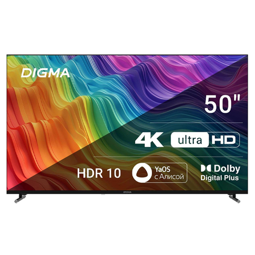 тв ЖК DIGMA DM-LED 50UBB33 UltraHD SMART