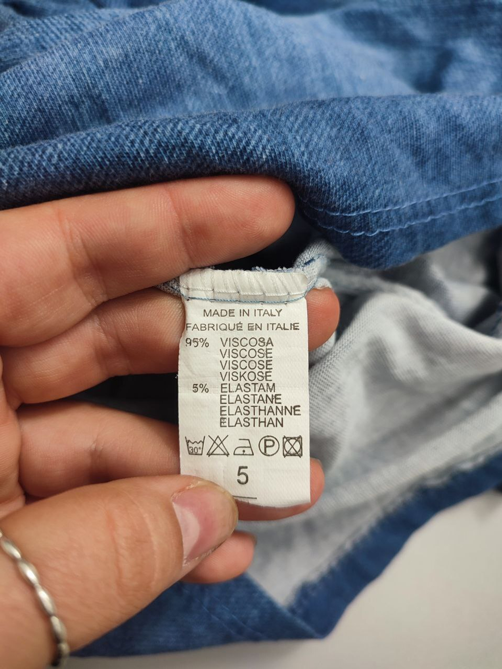 Комбинезон джинсовый 42 размер