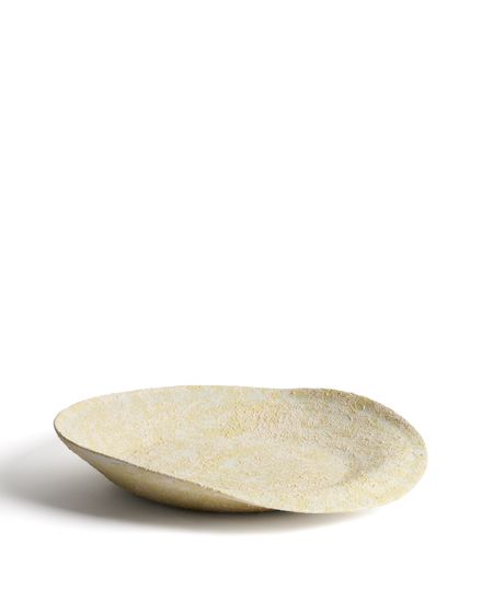 Ваза Medira из керамики цвета экрю и желтого оттенка, диаметр 50,5 см