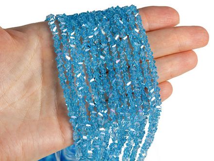 Нить бусин для украшений 4мм (ювелирное стекло)