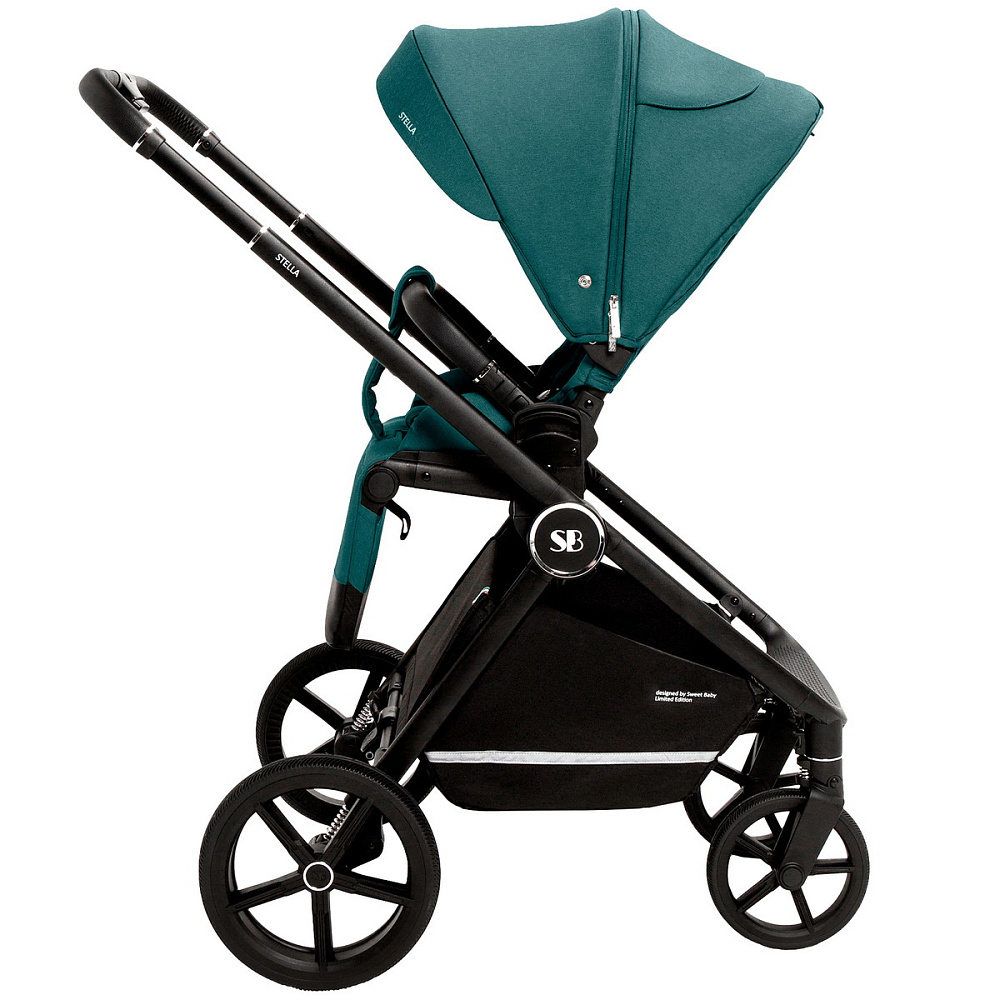 Коляска 3 в 1 Sweet Baby Stella + автокресло Premier Grey Green