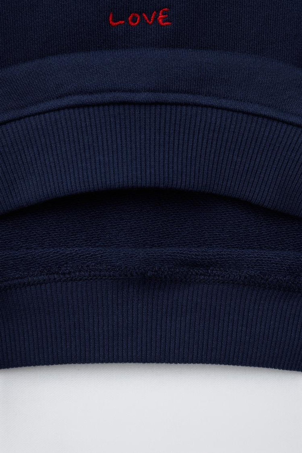 ZARA ТОЛСТОВКА С ВЫШИВКОЙ ORFAYO ©э, СИНИЙ