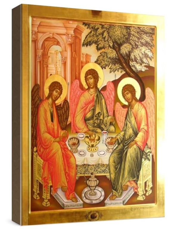 Троица (рукописная икона)