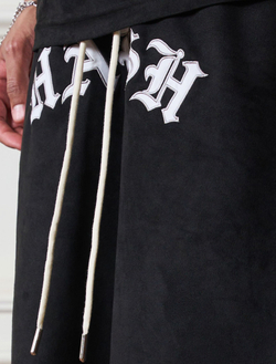 Шорты HARSHandCRUEL "Font Logo" Velour Shorts