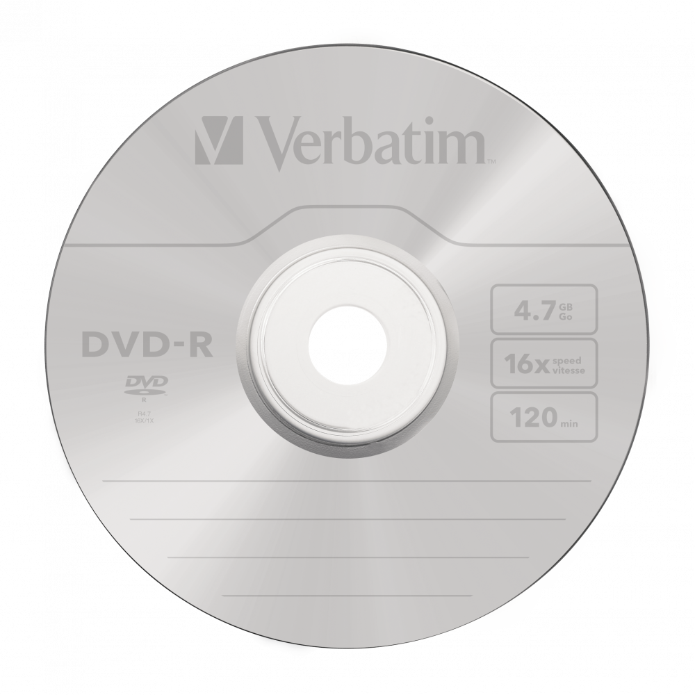 Оптический диск Verbatim DVD-R 4.7GB 16X AZO Matt Silver, Jewel Case, 5 шт