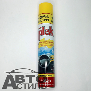 Полироль торпеды спрей PLAK  Лимон 750мл