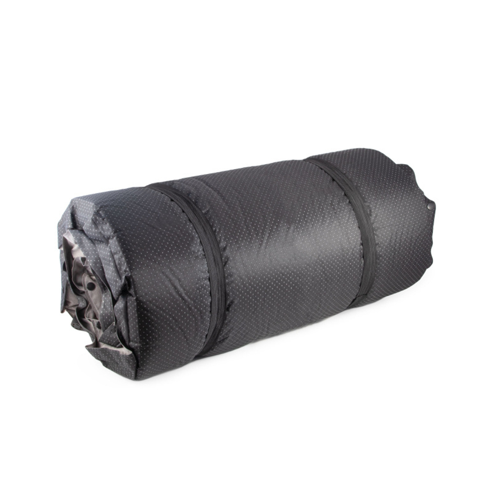 Коврик самонадувающийся СЛЕДОПЫТ, двухместный, 187x130x5 cм, премиум, серый