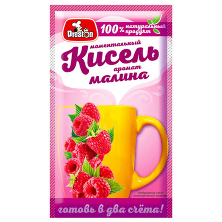 Кисель Моментальный Preston Малина 30 гр