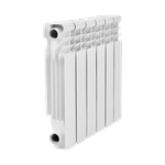 Радиатор алюминиевый SMART Install Easy One 350 (420x80x80мм) 12 секций 1260вт.