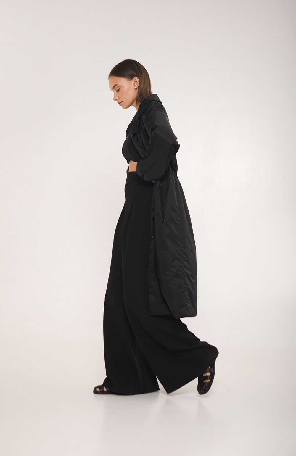 Парка-плащ Alexandra Talalay AW012 черный