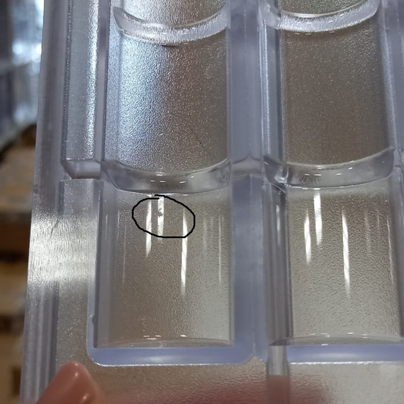 337-у | Форма для шоколадных батончиков (275*175 мм)