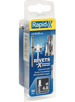 RAPID 4.8 х 25 мм, 50 шт, нержавеющая заклепка (5000398)