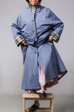 Плащ "Зое" Индиго