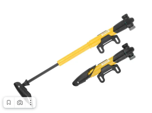 Насос пневматический ручной модель GP-77T, жёлто-черный