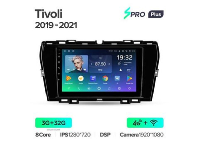 Магнитола Teyes SPRO Plus 3-32 SsangYong Tivoli 2019 — 2021 9.0"