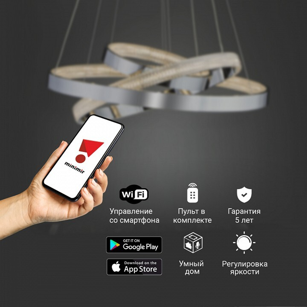 Подвесной светильник Eurosvet Posh 90276/3 хром Smart