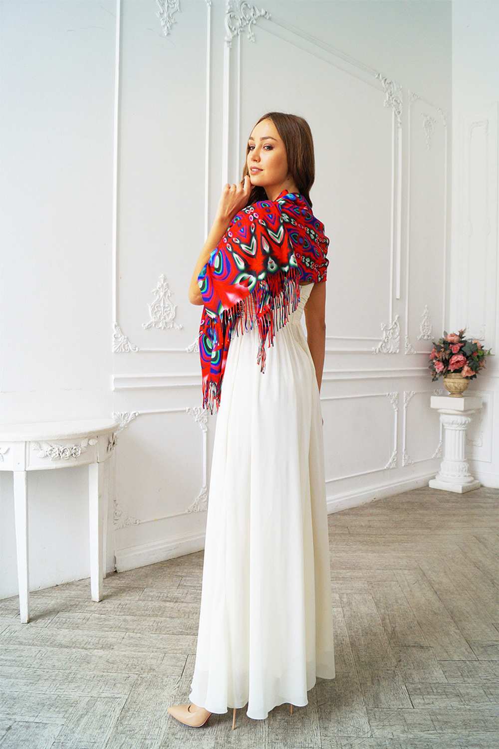 LIGVIANNI Палантин Kerchief Azalea