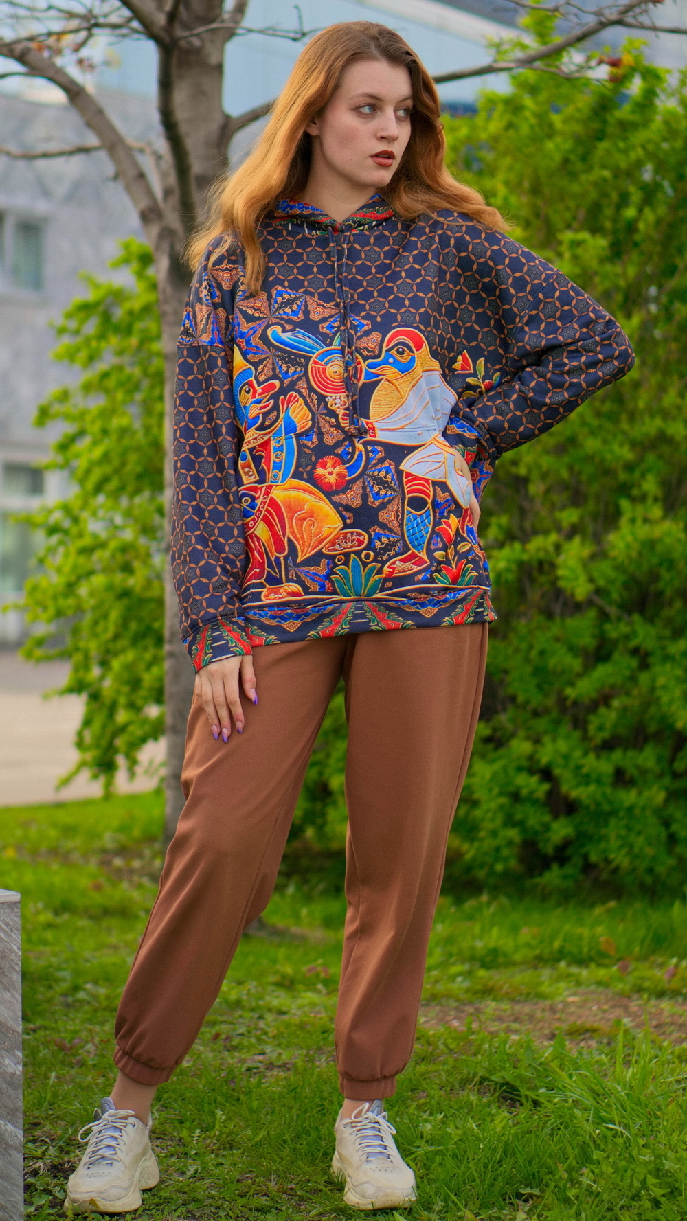 Худи "Пляшут под волынку" (серия "Русский лубок")