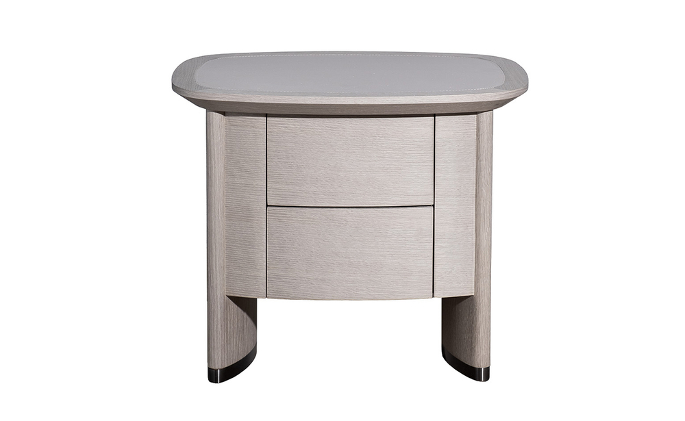 Тумбочка с 2 ящиками столешница отделка ПУ 62x48x52см Garda Decor