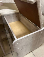 Кухонный уголок "Миссия V" (финдус/велюр светло-серый)