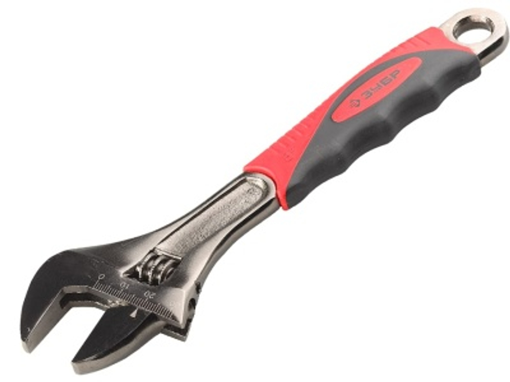 Ключ разводной ЗУБР Эксперт 200/30мм увеличенный зев Х