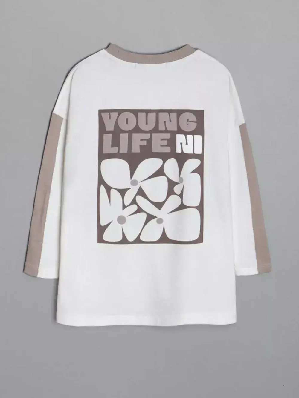 Лонгслив для девочки оверсайз