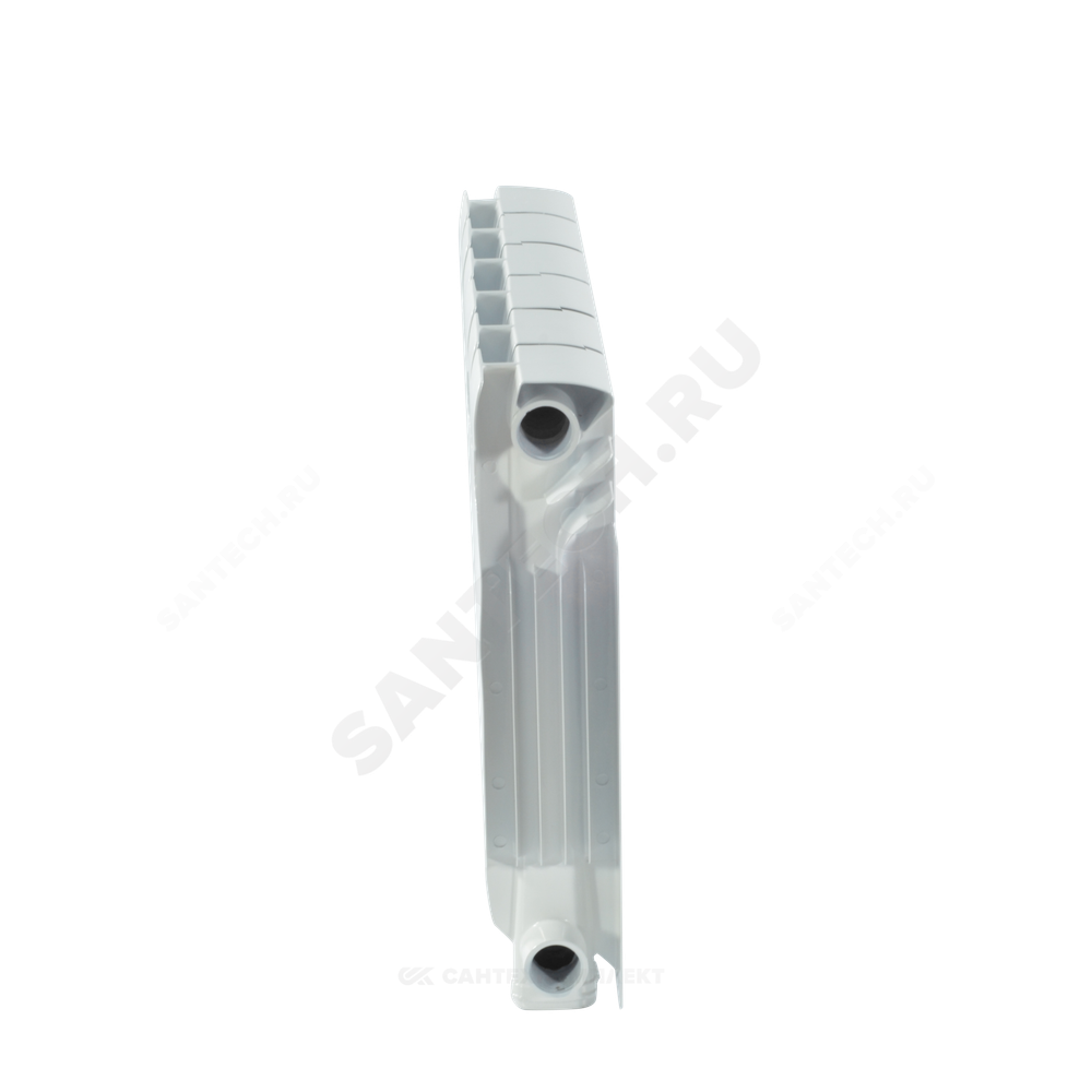 Радиатор алюминиевый Alpha 350 6 секций Qну=780 Вт RAL 9016 (белый) Ogint