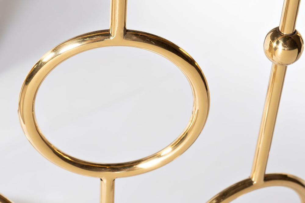 GY-CST8040GOLD Консоль стекло черн/золото 78*40*77см