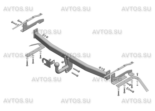 Фаркоп для Toyota Corolla седан 2002-2006 Тип шара: A. Нагрузки: 1250/75 кг, TY 33