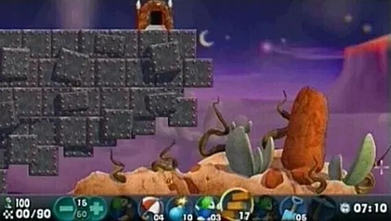 PSP Platinum Lemmings (Б/У, Английская версия, UCES-00109)