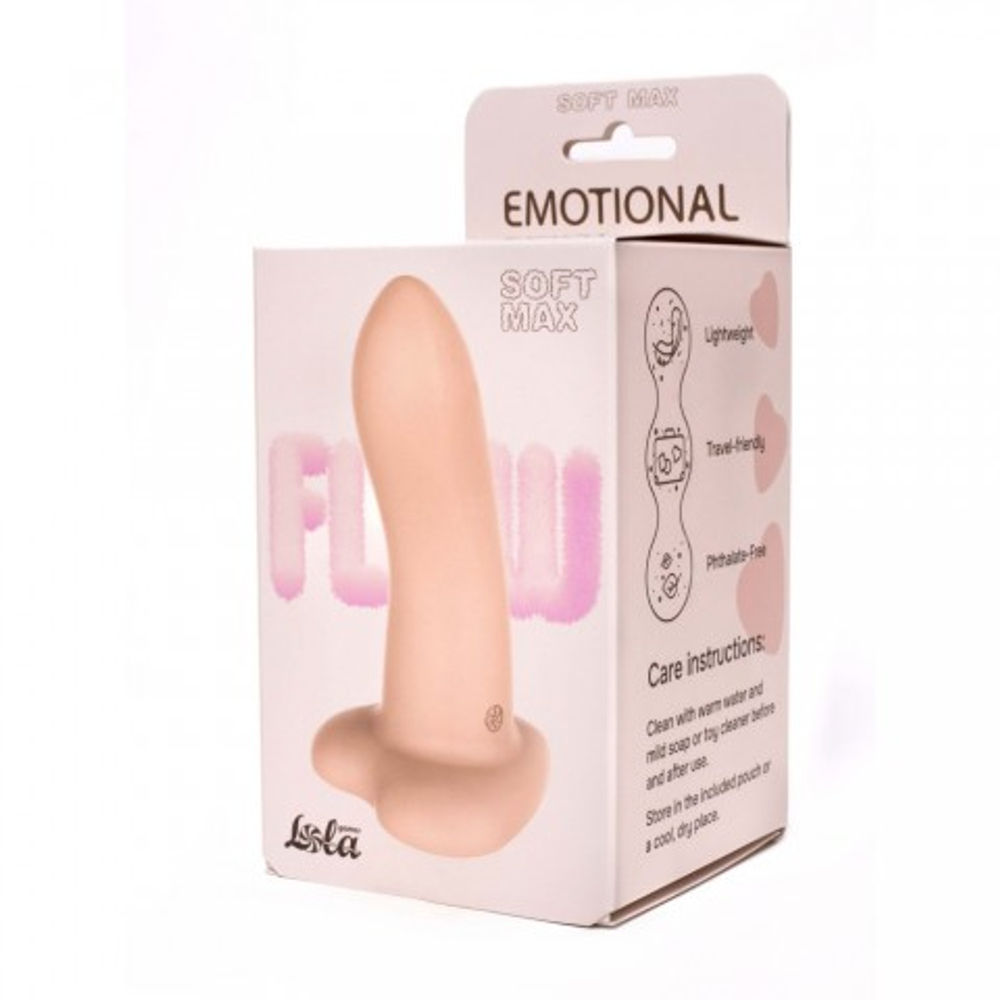 Нереалистичный дилдо Emotional Soft Max Flesh телесный (13*4 см)