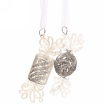 Подвеска «Конфетки» 10 см (набор 2 шт.), белый