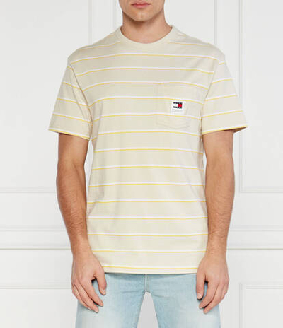 Футболка Tommy Jeans - бежевый(DM0DM18659)